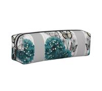 WXWJSHMGC Trousse à crayons simple en cuir avec poche zippée métallique pour filles, garçons, étudiants, collège, Argenté., Taille unique, Trousse de beauté