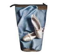 WXWJSHMGC Trousse à crayons télescopique avec imprimé ballerine - Sac de rangement polyvalent - Pour le bureau et les adultes