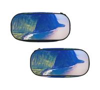 WXWJSHMGC Valley Grande trousse à crayons avec 3 compartiments pour stylos, cartes, pièces de monnaie pour garçons et filles