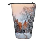 WXWJSHMGC Wandering in The Winter Light Print Trousse télescopique polyvalente Sac de rangement pour bureau et adulte