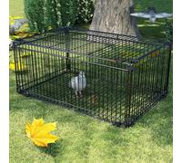 WXXSHGDW Piège a Moineaux, Piège a Pigeons avec Conception Anti-Evasion, Piège a Oiseaux, Cage a Oiseaux a Entrée Sur 4 Côtés, Conception de Puits de Lumière Sur Le Dessus, Cage a Pigeons en Métal(100