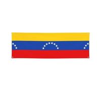 WXXWXD Bannière imprimée drapeau du Venezuela - 61 x 180,3 cm, parfaite pour les fêtes de vacances et les rassemblements avec des amis.