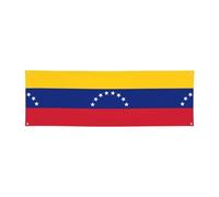 WXXWXD Bannière imprimée drapeau du Venezuela - 61 x 180,3 cm, parfaite pour les fêtes de vacances et les rassemblements avec des amis.