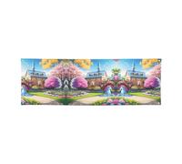 WXXWXD Bannière imprimée licorne conte de fées - 61 x 180,3 cm, parfaite pour les fêtes de vacances et les rassemblements avec des amis.