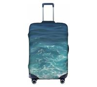 WXXWXD Housse de bagage imprimée Deep Ocean, double couture tout autour, matériau hautement élastique, adaptée pour les voyages et les voyages d'affaires