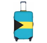 WXXWXD Housse de bagage imprimée drapeau des Bahamas, double couture tout autour, matériau hautement élastique, adaptée pour les voyages et les voyages d'affaires
