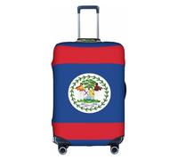 WXXWXD Housse de bagage imprimée drapeau du Belize, double couture tout autour, matériau hautement élastique, adaptée pour les voyages et les voyages d'affaires