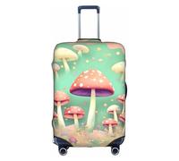 WXXWXD Housse de bagage imprimée Dream Champignon, double couture tout autour, matériau hautement élastique, adaptée pour les voyages et les voyages d'affaires