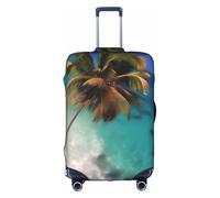 WXXWXD Housse de bagage imprimée îles des Caraïbes, double couture tout autour, matériau hautement élastique, adaptée pour les voyages et les voyages d'affaires