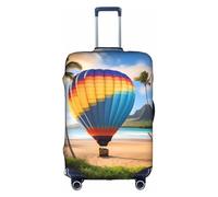 WXXWXD Housse de bagage imprimée montgolfière hawaïenne, double couture tout autour, matériau hautement élastique, adaptée pour les voyages et les voyages d'affaires