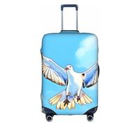 WXXWXD Housse de bagage imprimée Seagulls in flight, double couture tout autour, matériau hautement élastique, adaptée pour les voyages et les voyages d'affaires