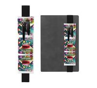 WXXWXD Joli pot à crayons élastique imprimé « Happy Birthday » - Papeterie de rentrée scolaire, marque-page cadeaux pour les meilleures amies, les enfants et les enseignants