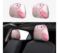 WXXWXD Love Flamingo Lot de 2 housses pour appuie-tête de voiture, SUV, camion, camionnette, etc., pour améliorer le confort dans la voiture