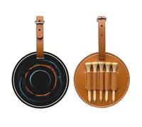 WXXWXD Mystérieux Sac de rangement pour tees de golf avec trous noirs cosmiques imprimés - Rangement portable, facile à organiser