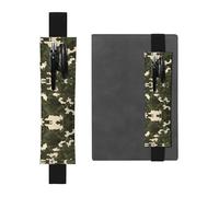 WXXWXD Porte-crayon élastique imprimé camouflage militaire - papeterie de rentrée scolaire, marque-page cadeaux pour les meilleures amies, les enfants et les enseignants