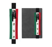 WXXWXD Porte-crayon élastique imprimé drapeau du Mexique - Papeterie de rentrée scolaire, marque-page cadeaux pour les meilleures amies, les enfants et les enseignants