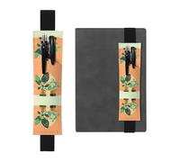 WXXWXD Porte-crayon élastique imprimé imprimé tortue vert - papeterie de rentrée scolaire, marque-page cadeaux pour les meilleures amies, les enfants et les enseignants