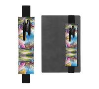 WXXWXD Porte-crayon élastique imprimé licorne conte de fées - papeterie de rentrée scolaire, marque-page cadeaux pour les meilleures amies, les enfants et les enseignants