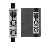 WXXWXD Porte-crayon élastique imprimé souris dans le trou - papeterie de rentrée scolaire, marque-page cadeaux pour les meilleures amies, les enfants et les enseignants