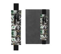 WXXWXD Porte-crayons élastique imprimé avec motifs de billets de banque - Papeterie de rentrée scolaire, marque-page cadeaux pour les meilleures amies, les enfants et les enseignants