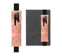 WXXWXD Porte-crayons élastique imprimé cœur rouge - papeterie de rentrée scolaire, marque-page cadeaux pour les meilleures amies, les enfants et les enseignants