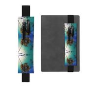 WXXWXD Porte-crayons élastique imprimé plage noix de coco soleil - papeterie de rentrée scolaire, marque-page cadeaux pour les meilleures amies, les enfants et les enseignants