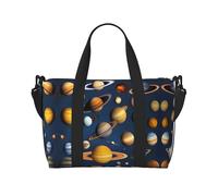 WXXWXD Sac à main à bandoulière pour femme imprimé planètes du système solaire, adapté pour le travail, le fitness, les voyages, sac à bandoulière tendance et polyvalent