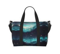 WXXWXD Sac à main pour femme imprimé étoiles de science-fiction, adapté pour le travail, le fitness, les voyages, sac à bandoulière tendance et polyvalent