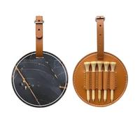 WXXWXD Sac de rangement pour tees de golf imprimé feuilles de plantes enchantées - Rangement portable, facile à organiser