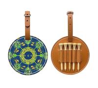 WXXWXD Sac de rangement pour tees de golf imprimé Yin Yang Totem - Rangement portable, facile à organiser