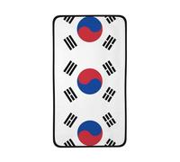 WXXWXD Serviette de douche portable imprimée drapeau de la République de Corée - 40,6 x 71,1 cm - Ultra fine et à séchage rapide, facile à plier et ne prend pas de place
