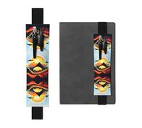 WXXWXD Sunrise Mountain Porte-crayons élastique imprimé - Papeterie de rentrée scolaire, marque-page cadeaux pour les meilleures amies, les enfants et les enseignants