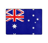 WXXWXD Tapis de sol imprimé drapeau australien 203,2 x 147,3 cm, couverture de chevet pour chambre à coucher, tapis décoratif pour salle d'étu