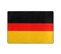 WXXWXD Tapis de sol imprimé drapeau de l'Allemagne 203,2 x 147,3 cm, couverture de chevet pour chambre à coucher, tapis décoratif pour salle d'étu