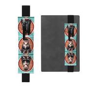 WXXWXD The Silent Monkey Porte-crayon élastique imprimé - Papeterie de rentrée scolaire, marque-page cadeaux pour les meilleures amies, les enfants et les enseignants