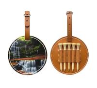 WXXWXD Waterfall View Sac de rangement pour tee de golf imprimé - Rangement portable, facile à organiser