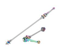 WXYDEDIAN Axe Roue Velo Brochettes QR légères en Alliage de Titane, Roue Avant et arrière à dégagement Rapide(Color Folding)