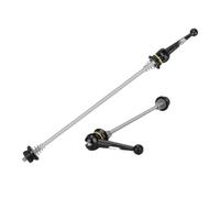 WXYDEDIAN Axe Roue Velo Brochettes QR légères en Alliage de Titane, Roue Avant et arrière à dégagement Rapide(Black Folding)