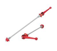 WXYDEDIAN Axe Roue Velo Brochettes QR légères en Alliage de Titane, Roue Avant et arrière à dégagement Rapide(Red Folding)