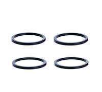 WXYDEDIAN Sets D'Entretoises VéLo Fourche de vélo en Alliage d'aluminium, réglage, entretoises Casque, Anneau Guidon surélevé, Accessoire Cyclisme(3MM 4PCS)