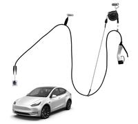 WXYDY Système de suspension automatique pour câble de charge de voiture électrique - Support de câble de charge sans fil et peu encombrant pour garage, carport, montage au plafond ou au mur