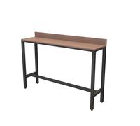 WXZXWXZX Table de Bar Haute Mange Debout Exterieur Comptoir Bar Console Étroite Table d'Appoint pour Cuisine Salle à Manger Café Salon Petit Espace(Nero,160cm/63in)