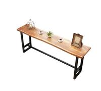 WXZXWXZX Table de Bar Table Haute Mange Debout Cuisine Style Industriel pour Salle à Manger Petit Espace Café Pâtisserie Salon Balcon ou Restaurant(180cm/71in)