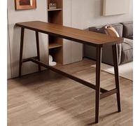 WXZXWXZX Table Haute de Bar en Bois Table Mange Debout Cuisine Console Étroite pour Salle à Manger Café Pâtisserie Salon Balcon Restaurant Petit Espace(180cm/71in)