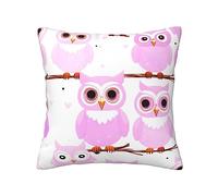 WXZYFP Adorable hibou imprimé double face, taie d'oreiller universelle pour toutes les saisons, 40,6 x 40,6 cm, 100 % polyester