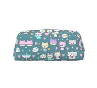 WXZYFP Adorable petit renard. La trousse est fabriquée en cuir croisé (PVC), doublure 100 % polyester et impression plein écran