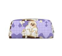 WXZYFP Adorable singe doré. La trousse est fabriquée en cuir croisé (PVC), doublure 100 % polyester et impression plein écran