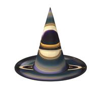 WXZYFP Beau Saturne. Il s'agit d'un chapeau d'Halloween pliable et portable.