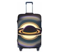 WXZYFP Belle Saturne. La housse de protection pour la valise avec une impression unique double face vous aide à éviter de prendre la mauvaise valise pendant le voyage. Blanc, taille L