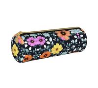 WXZYFP Belle trousse à crayons colorée en cuir croisée respectueux de l'environnement, légère et portable, adaptée pour un usage quotidien.